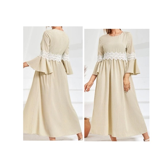 SHEIN Dresses & Skirts - $6 Maxi dress new cream color $6 When bundled